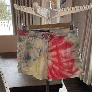 Abercrombie & Fitch Multicolor Tie-Dye Men's Swim Shorts